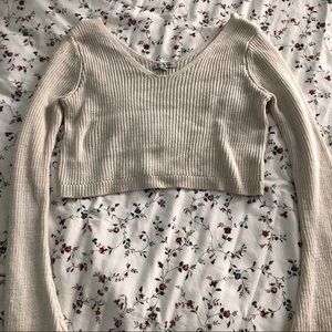 Crop top long sleeve // size M